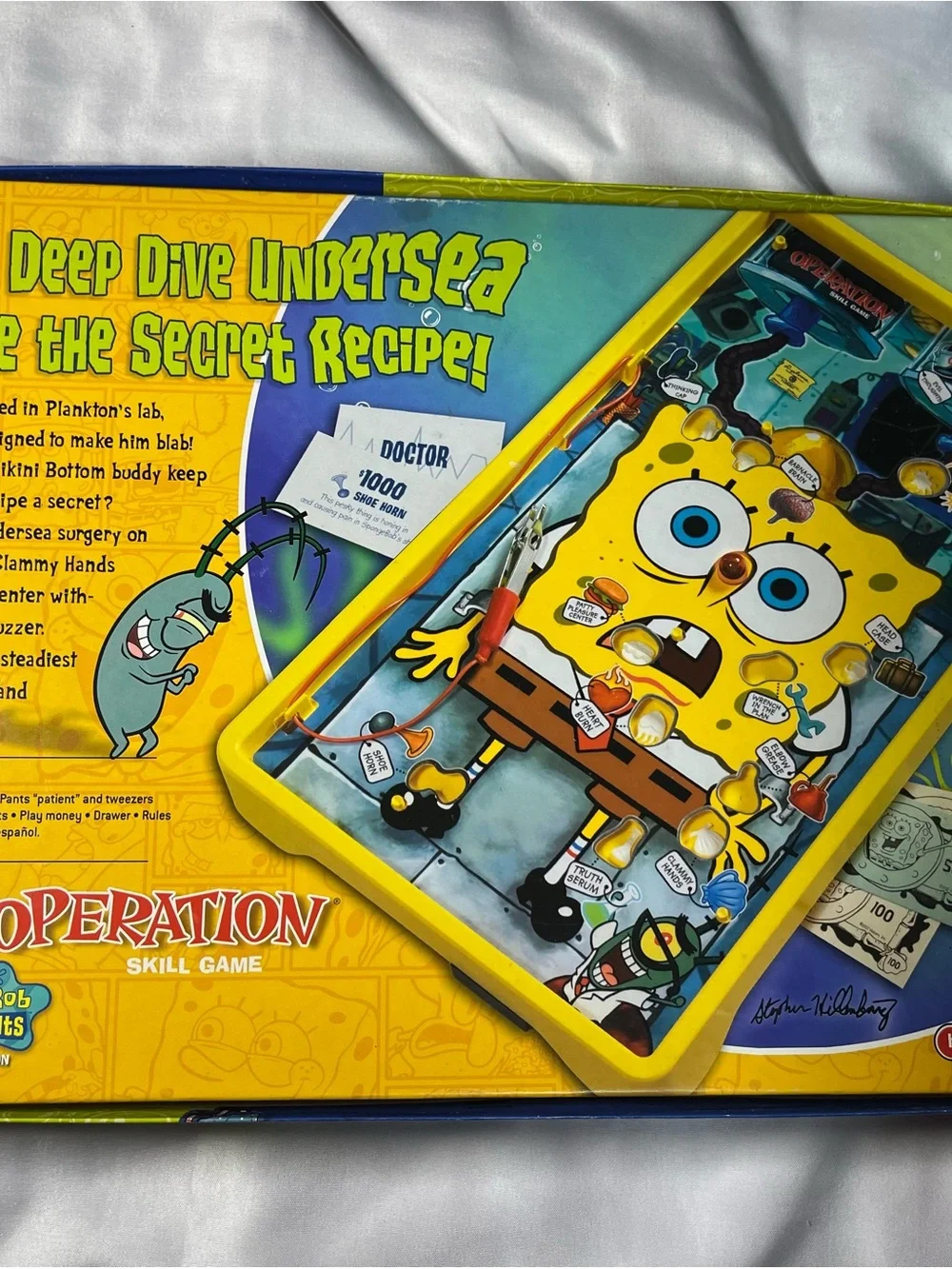 SpongeBob SquarePants Operation Skill Game 2007 Complete Tested